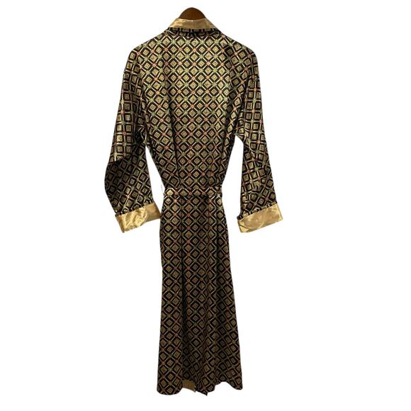 Victorias Secret Silky Printed Pattern Robe Large - Picture 2 of 8